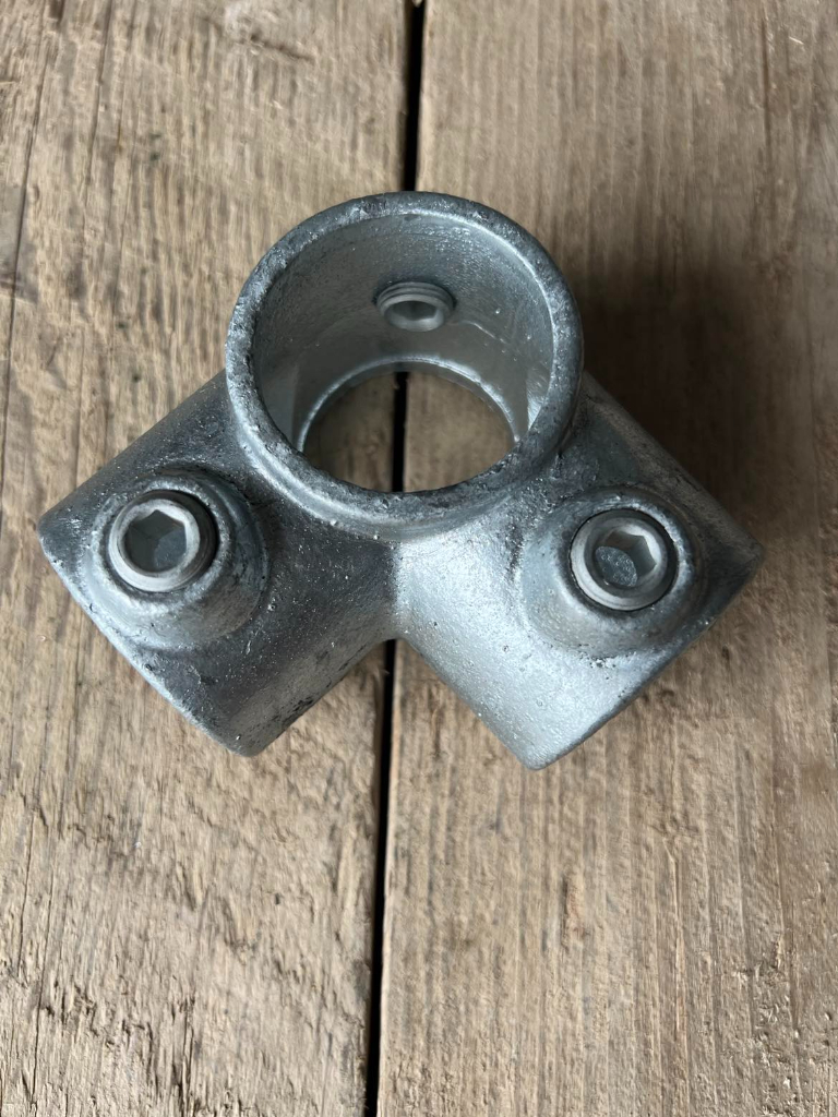 Key Clamp 3 Way 90 Deg Thru Corner - for 48.3mm Scaffold Tube