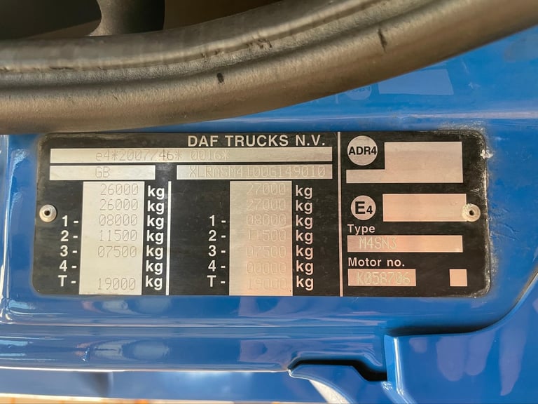 DAF CF330 *EURO 6*, 6X2 CURTAINSIDER/STEEL CARRIER - 2017 - MX17 DVF