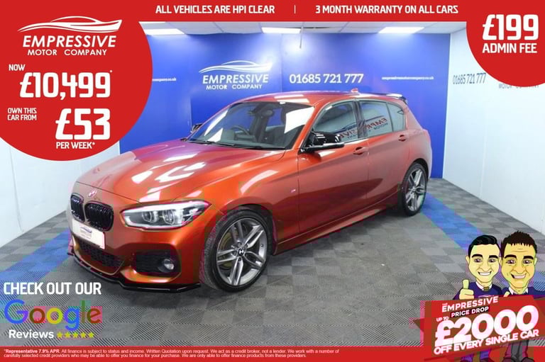 image for 2019 19 BMW 1 SERIES 1.5 116D M SPORT HATCHBACK 5DR DIESEL MANUAL EURO 6 (S/S) (