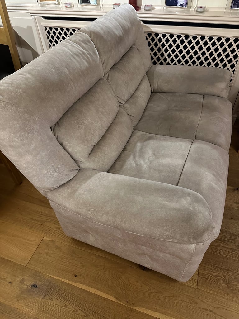2 & 3 seater velour sofas. 