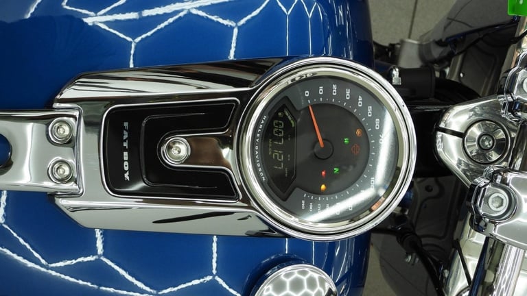 HARLEY-DAVIDSON FAT BOY 114 1868cc 2022 22reg Blue only 7,127 Miles 