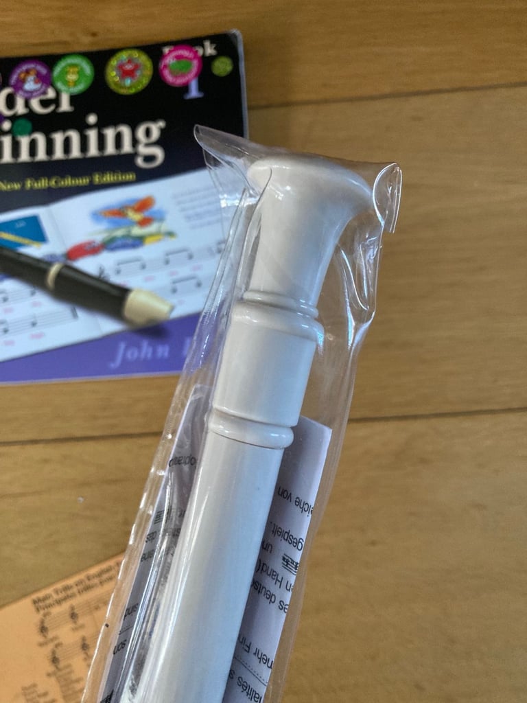 New recorder and used book
