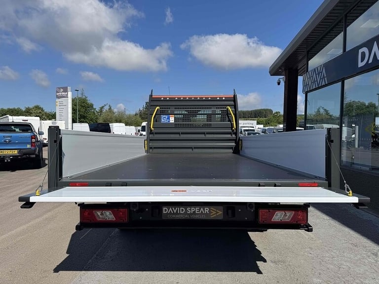  Ford Transit TDCI 130ps 350 DRW L4 Lwb 4.2 Metre Dropside with 12 Screen, A/C, Twin Rea Dropside...