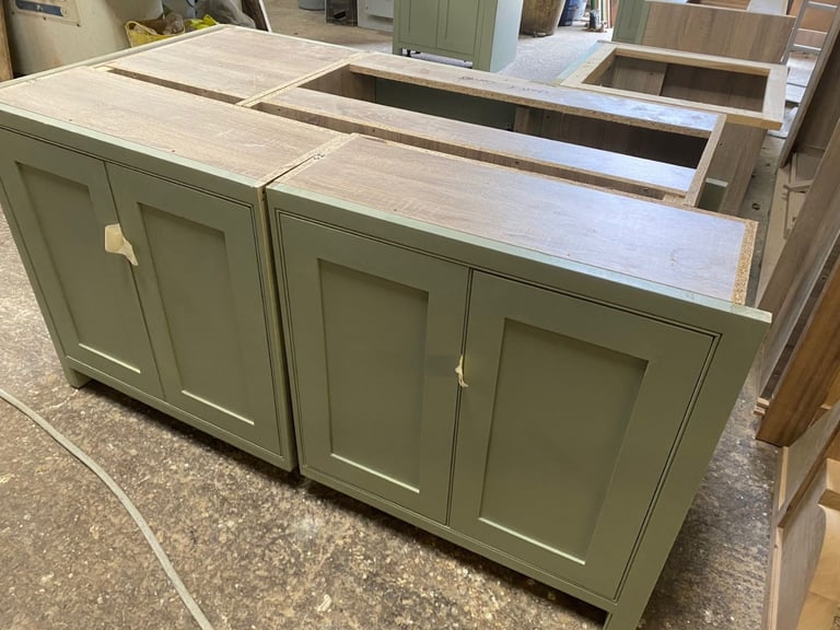 Handmade Painted In Frame Shaker Kitchen 