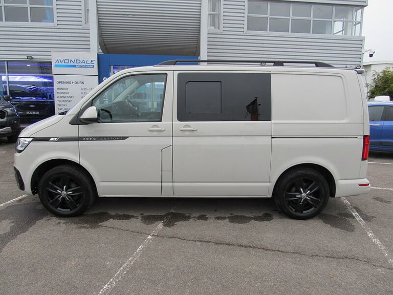 2022 Volkswagen Transporter TDI T28 Highline NO VAT DAY CAMPER VAN WITH HEATER AND SMART BED 2.0 ...
