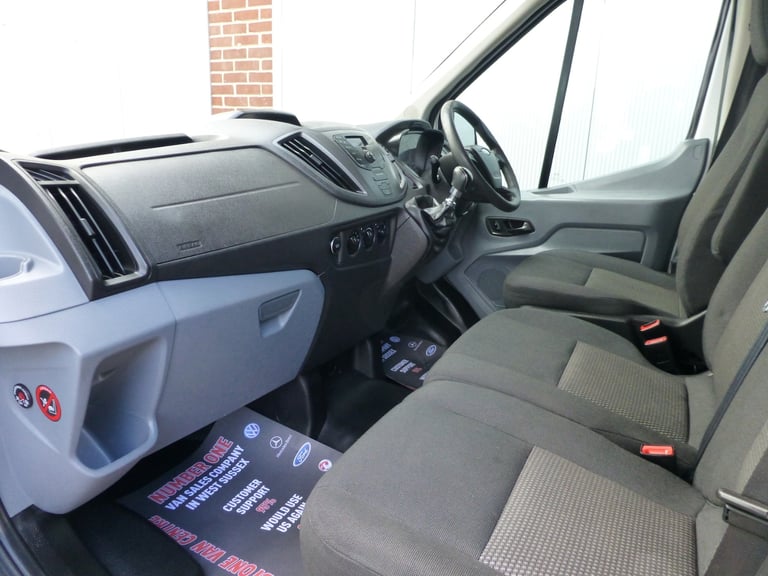 £  46 A WEEK -  2015  FORD TRANSIT 350 L3H3 LWB 2.2 VAN AIR CON S/H EX UK POWER