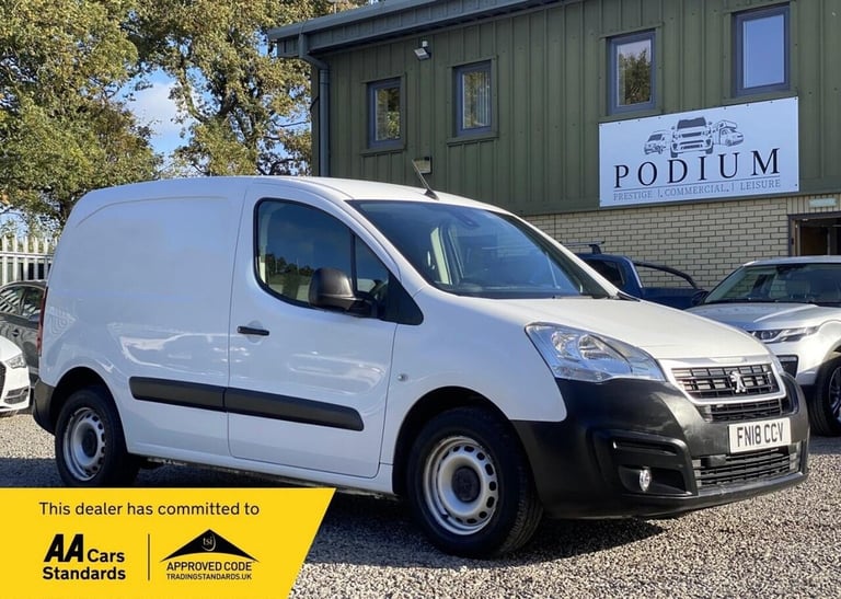 2018 Peugeot Partner 850 1.6 BlueHDi 100 Professional Van ATV PANEL VAN DIESEL Manual