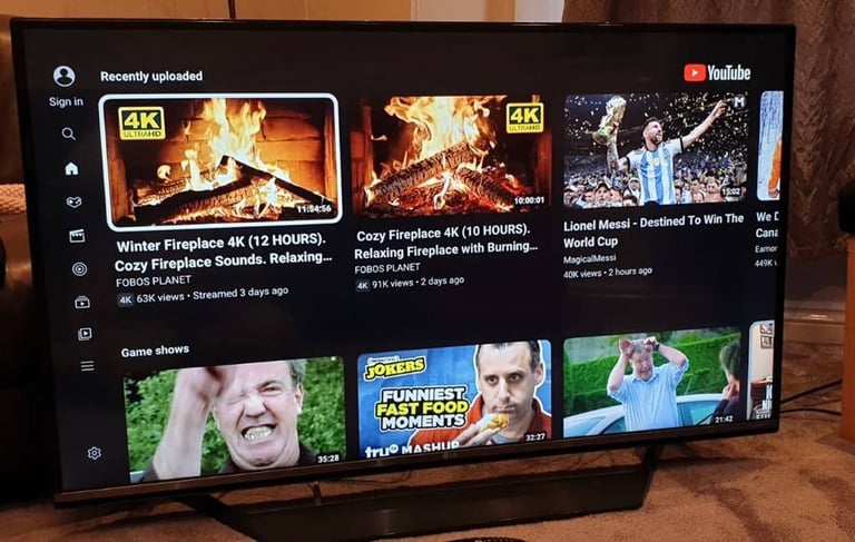 LG 4K UHD 55inch Smart tv with Smart Voice Control Remote 