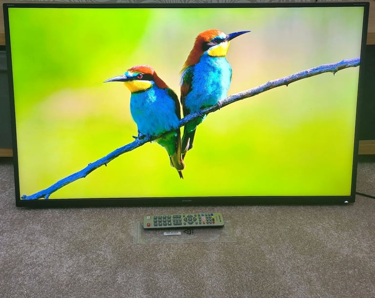 Sharp 43 inch Smart TV 4K Ultra HDR Ace Pro 400 Active Motion Catch-up TV 3x HDMI 43BJ2K