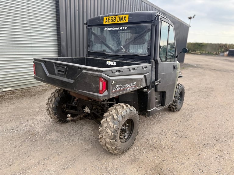 2018 ( 68 ) Polaris Ranger 1000 Diesel fully enclosed cab