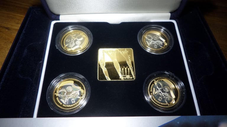 image for 2002 MANCHESTER COMMONWEALTH GAMES SILVER PROOF COLLECTION.