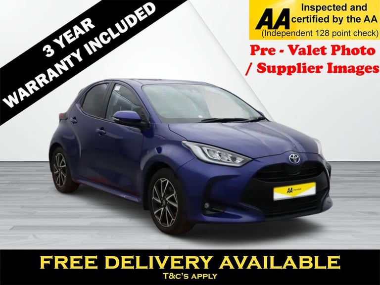2022 Toyota Yaris 1.5 VVT-h Design Hatchback 5dr Petrol Hybrid E-CVT Euro 6 (s/s) (116 ps) 1  Hat...
