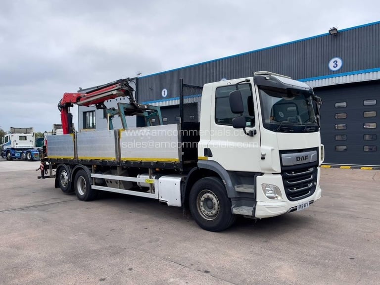 2018 (18) DAF CF 370 BRICK CARRIER DROPSIDE 26 TONNE 6X2