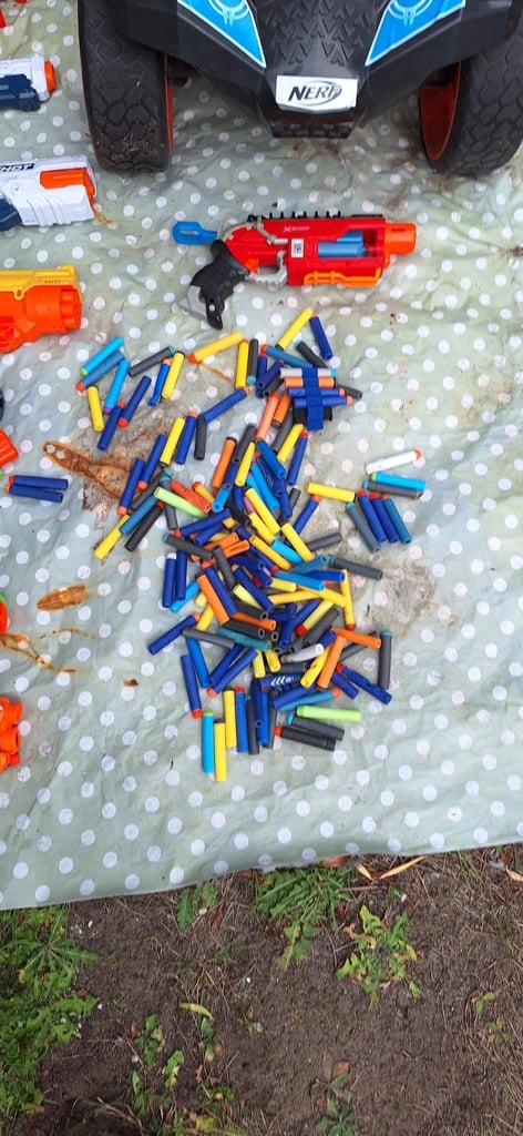 Nerf Job Lot Including Battle Racer Cart