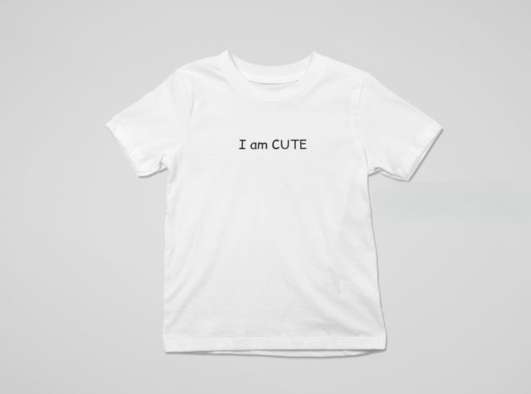 Gorgeous personalised t shirts for children 