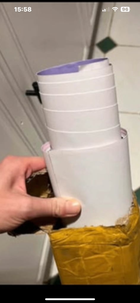 Rainbow decal wall paper for kids bedroom or nursery 