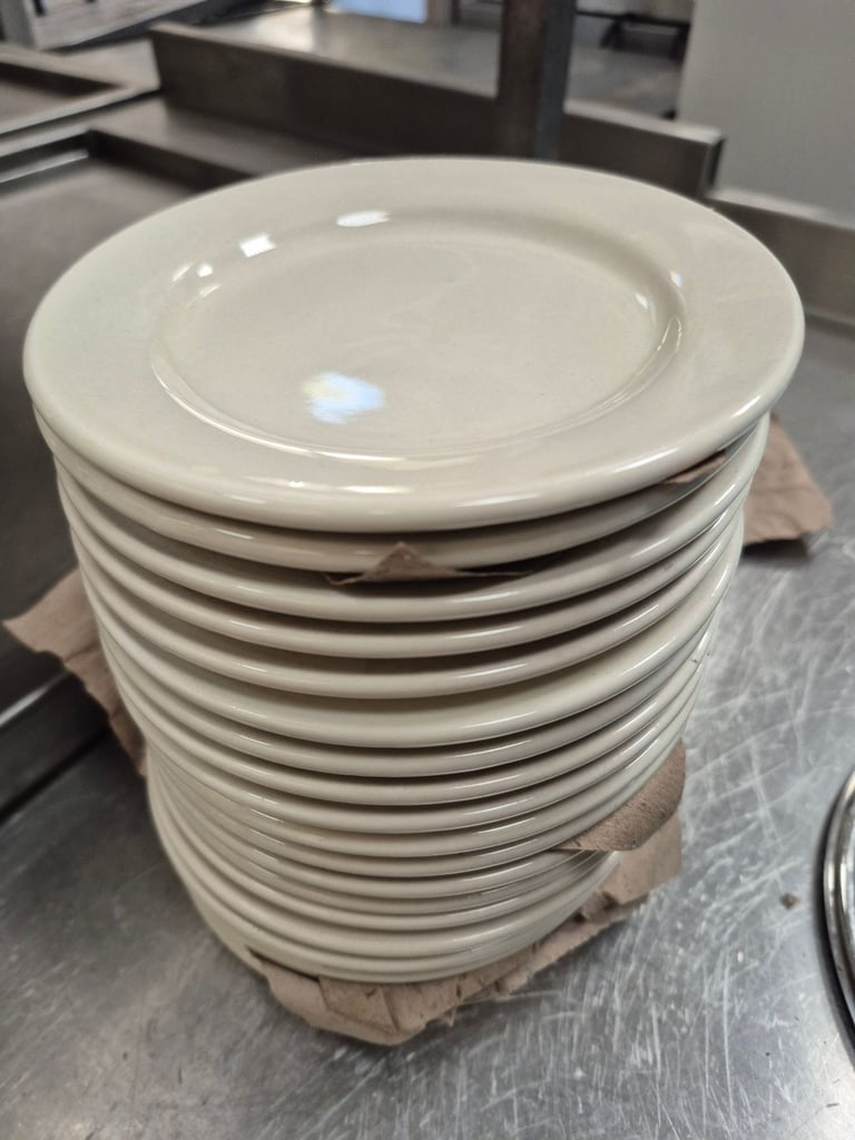 image for Hotelware catering 15cm  starter/ side plates, Heavy Duty x20