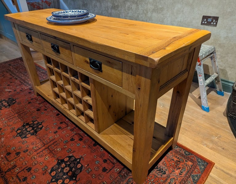 image for Lovely large oak console for sale