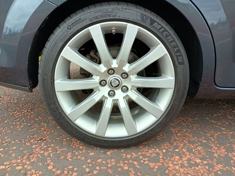 19" JAGUAR XF CARELIA ALLOYS WHEELS TYRES 5x108 8.5J XE XJ XK 