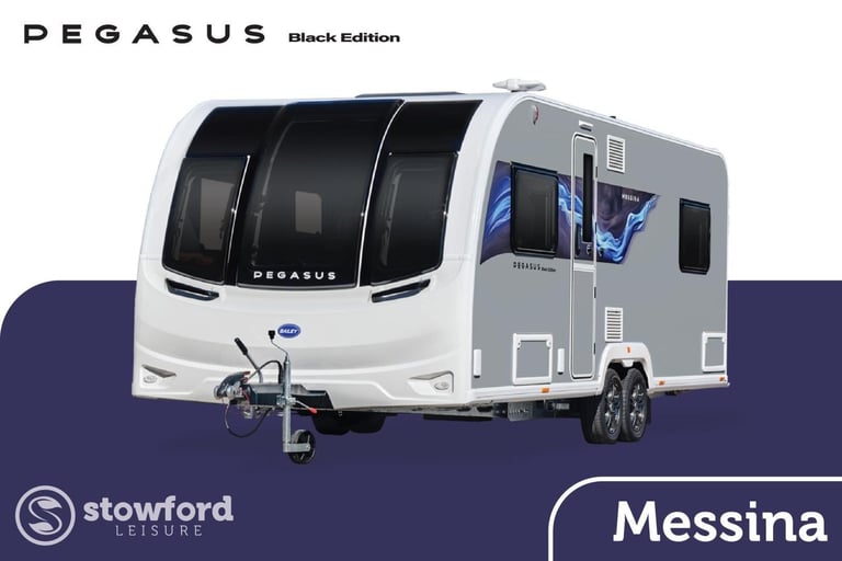 image for Bailey Pegasus Grande Black Ed Messina 2026 New Touring Caravan