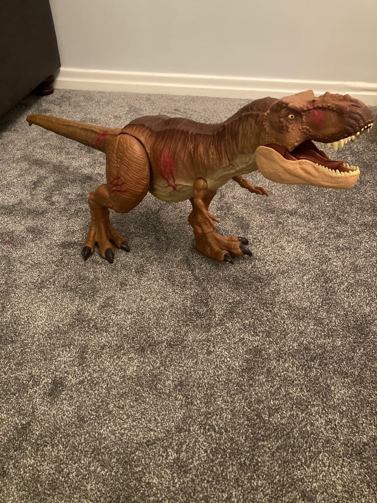 image for Jurassic World TREX Super Colossal T Rex Giant Dinosaur Toy Figure