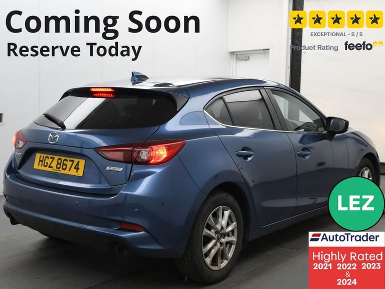 2017 Mazda Mazda3 2.0 SKYACTIV-G SE-L Nav Hatchback 5dr Petrol Manual Euro 6 (s/s) (121 ps) Hatch...