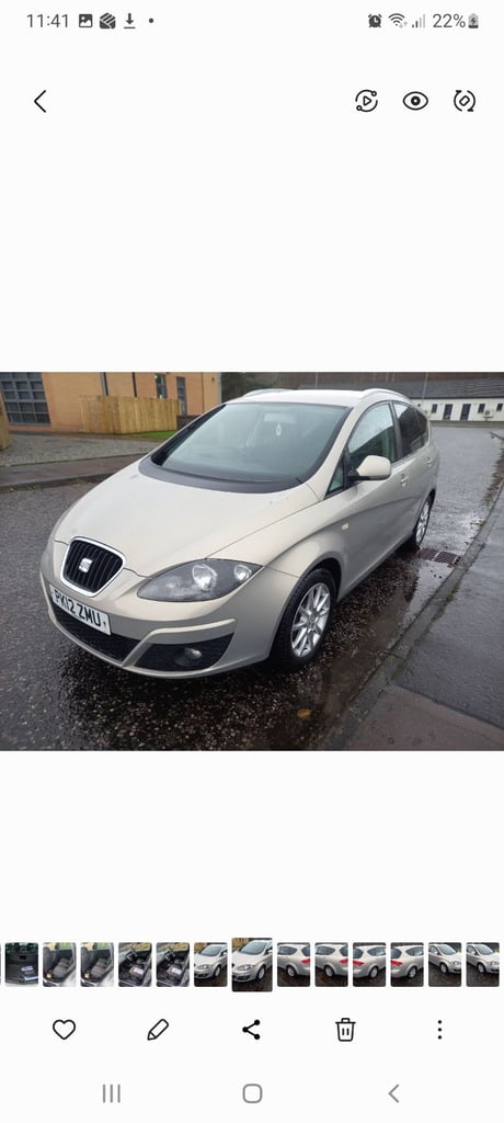 Seat, ALTEA XL, Estate, 2012, Manual, 1598 (cc), 5 doors