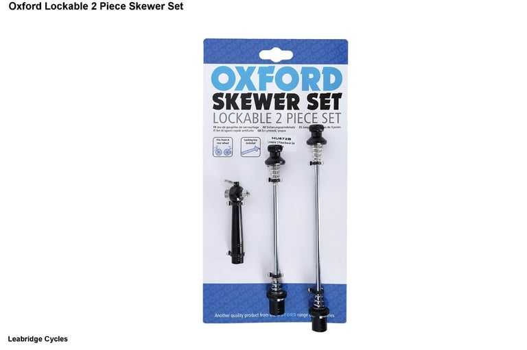 Oxford Lockable 2 Piece Skewer Set