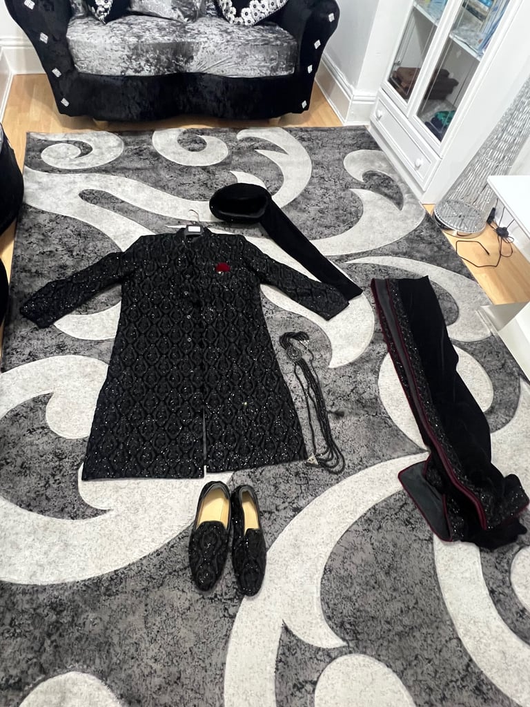 image for Men’s black Sherwani 