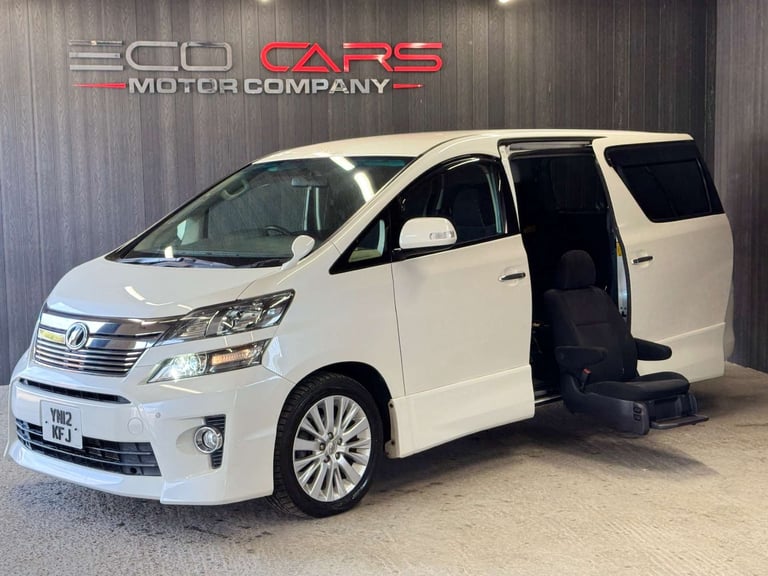 2012 Toyota Vellfire ELECTRIC DISABILITY SEAT+GRADE 4B MPV Petrol Automatic