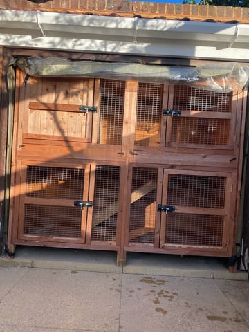 Chartwell Double Hutch Chartwell Rabbit Hutch Chartwell Double