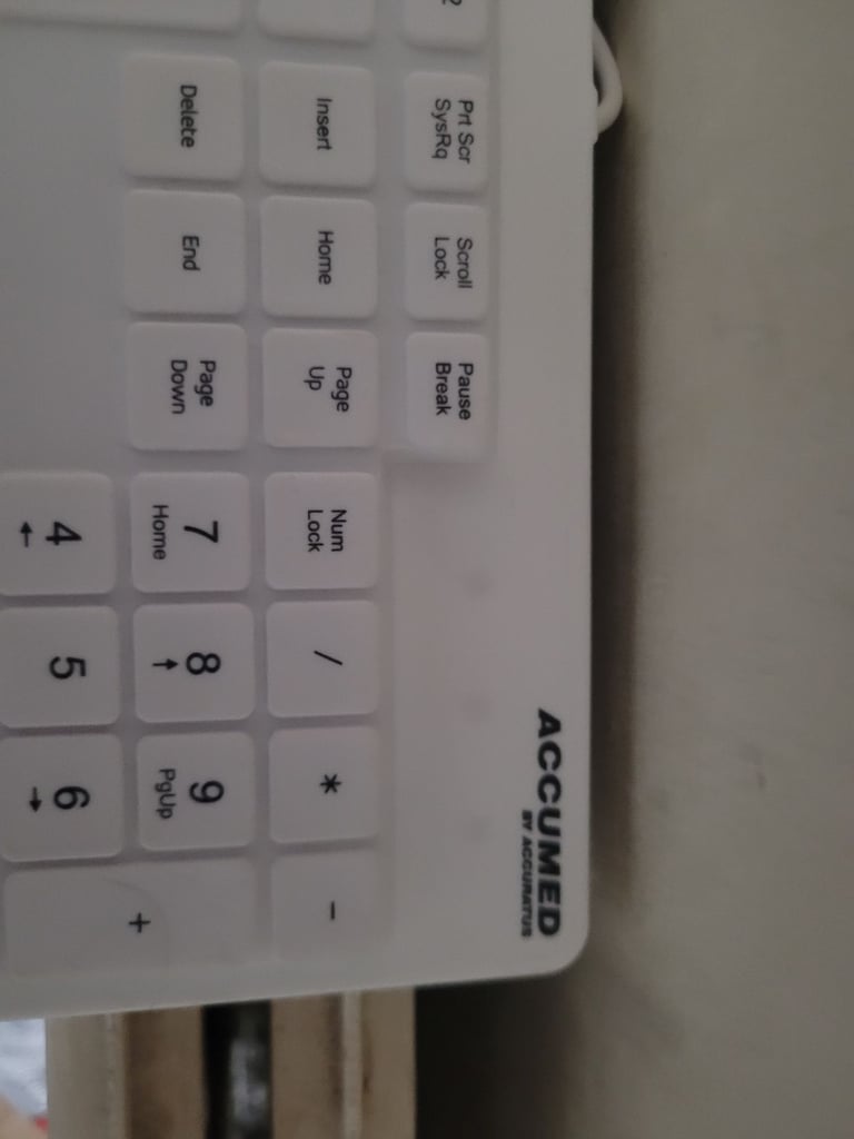 Accuratus medical keyboard