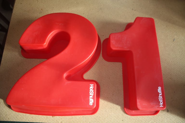 1st, 2nd or 21st Birthday cake moulds