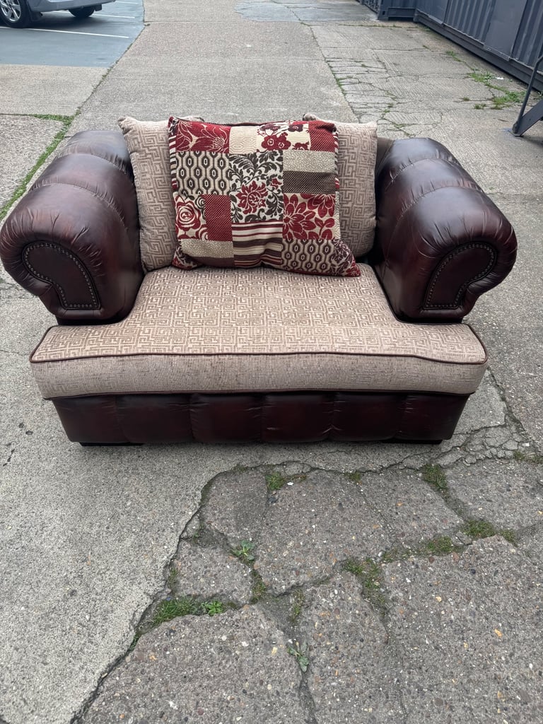 image for 2 Seater Brown Sofa