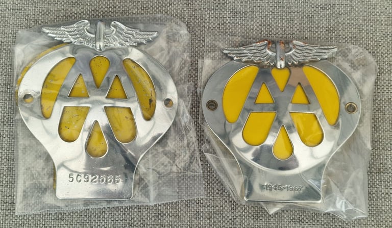 image for AA CAR GRILLE EMBLEMS (× 2)