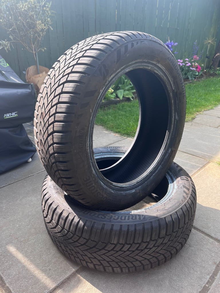 2 x Bridgestone Weather Control A005 Evo Tyres -  185/55R15
