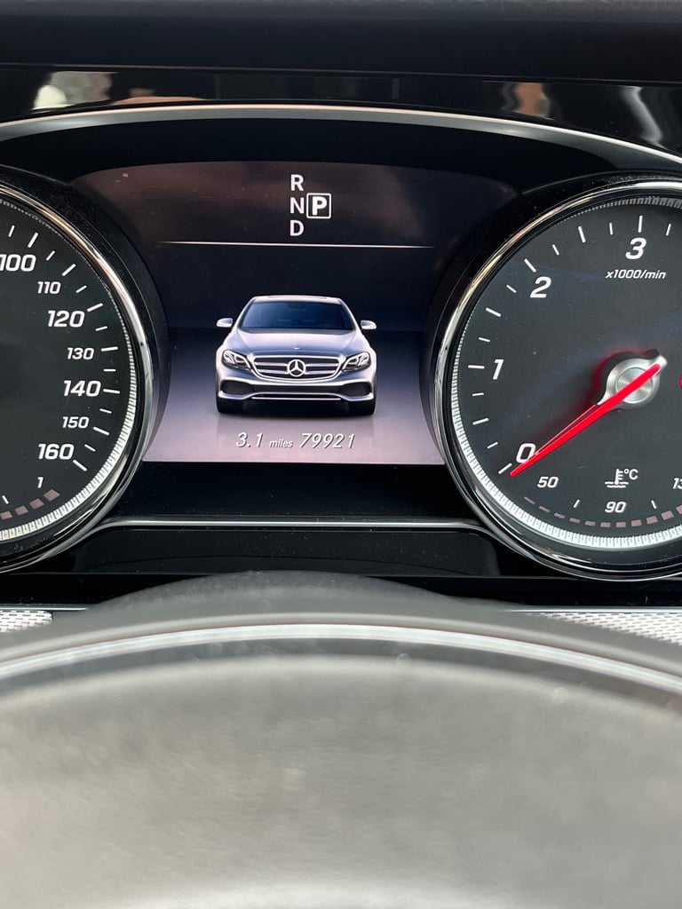 2017 Mercedes E-Class E220d 9 Speed Automatic Tax £20 per yr 