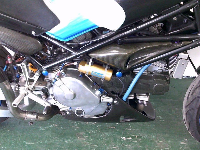 1997 R-reg Ducati 600 Monster streetfighter in multi colours