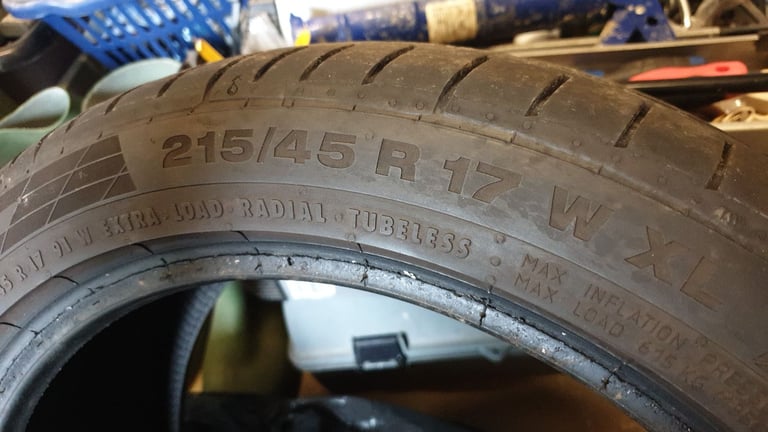 image for Continental part worn tyre