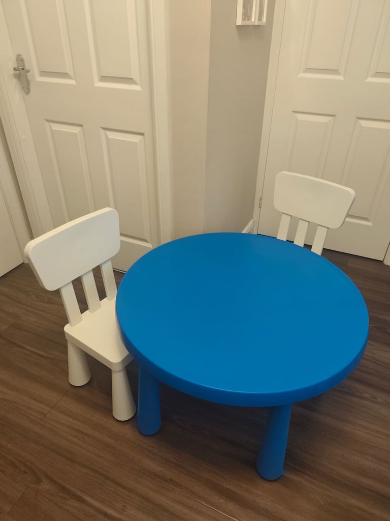 image for Ikea kids table and chairs 