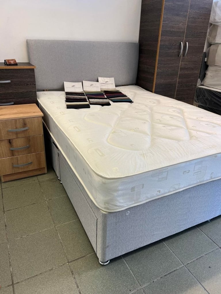  Double Divan Bed 4FT6 – Stylish Small Double | Premium Comfort 🏡 **