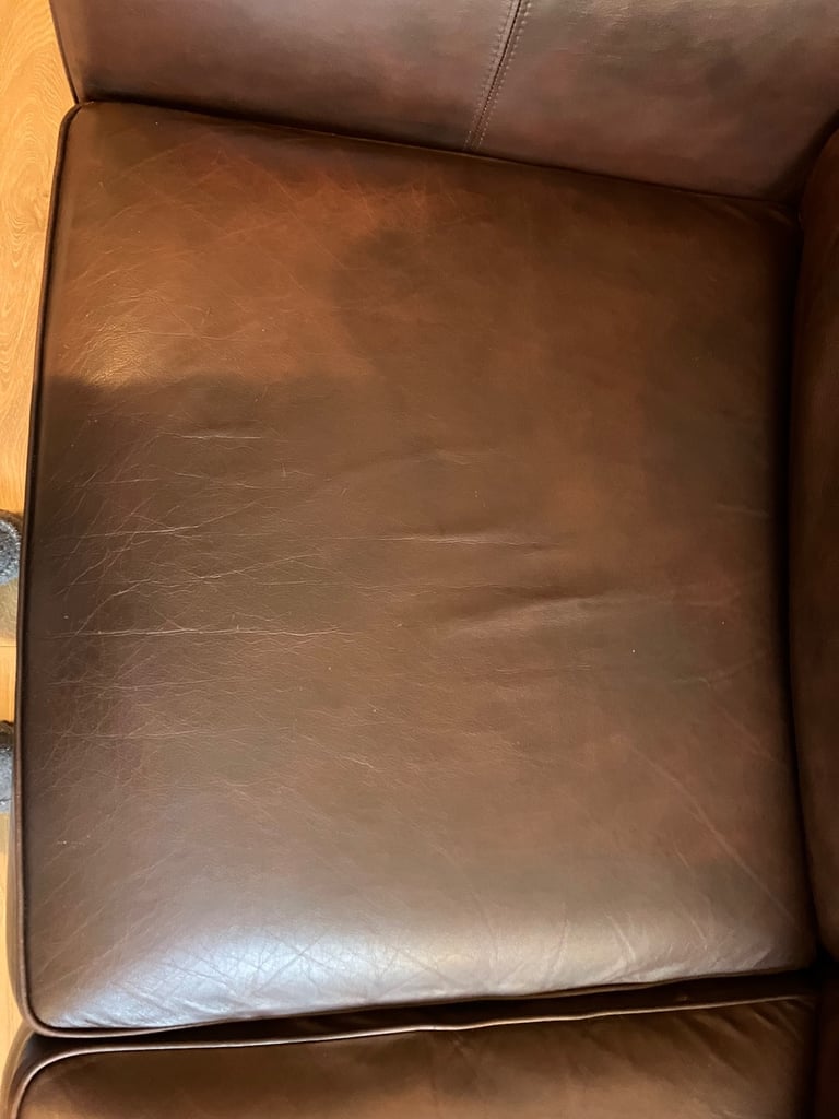 Large two seater leather settee from Marks and Spencer’s 