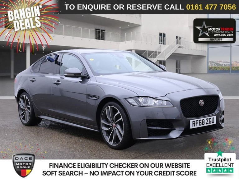 image for 2018 Jaguar XF 2.0i R-Sport GPF Saloon 4dr Petrol Auto Euro 6 (s/s) (250 ps) Saloon Petrol Automatic