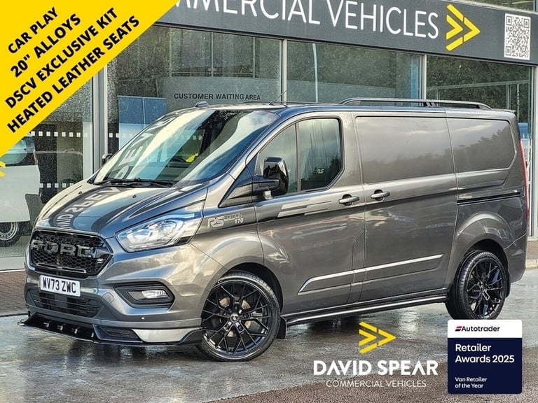 2023 Ford Transit Custom 320 SWB EcoBlue Limited 170ps RS Edition with Full DSCV Kit inc 20 Alloy...