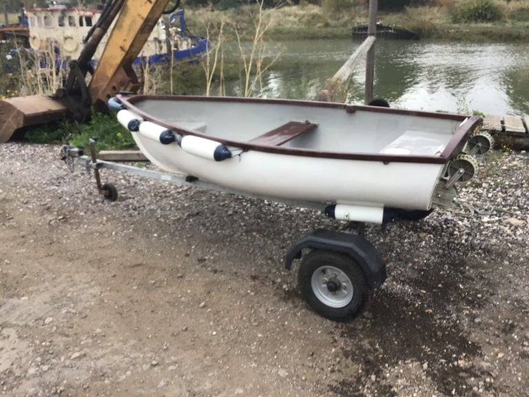 Boat Tender GRP 8ft with Road Trailer