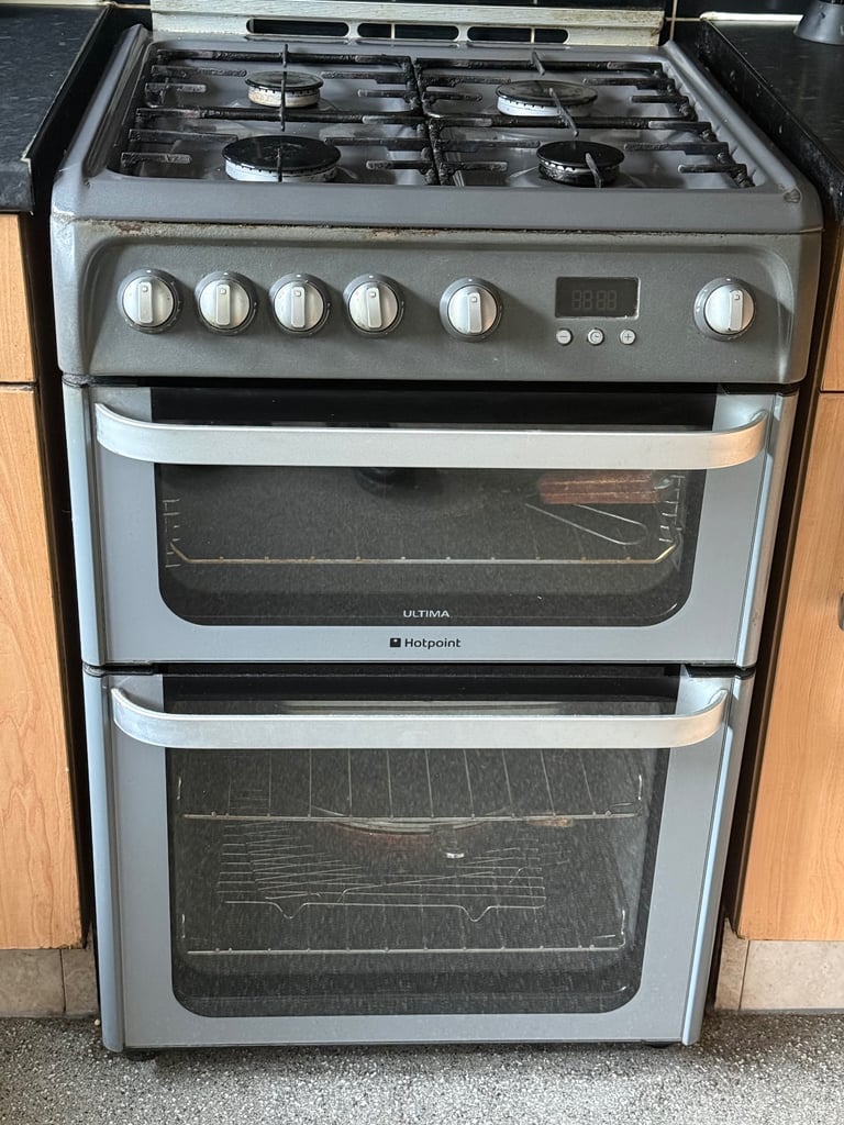 image for Hotpoint Ultima Gas Cooker - Graphite