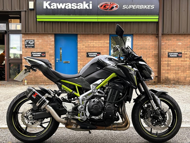 2017 67 Kawasaki Motorcycle ZR900 Z900 Black Grey Green