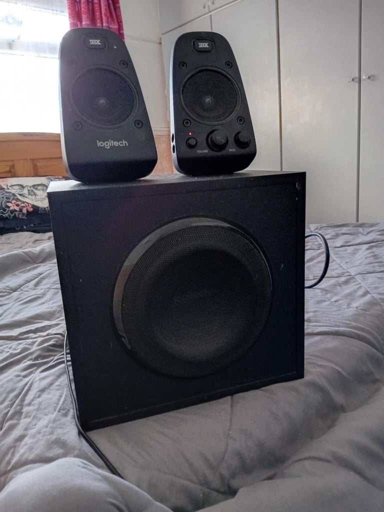 image for logitech speakers and subwoofer