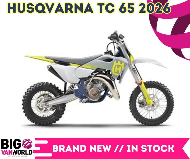 image for Husqvarna TC 65 2026 - Brand New/ PX Welcome/ Nationwide Delivery