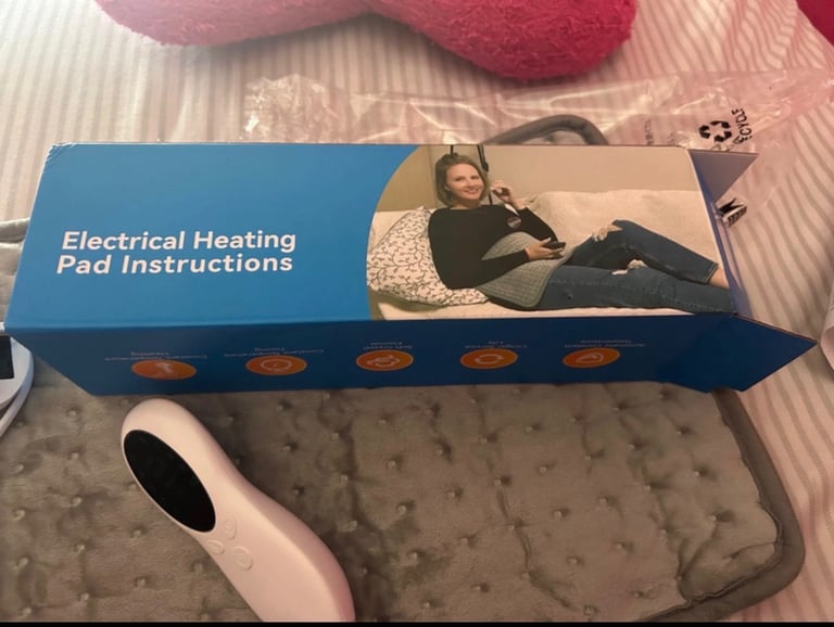 ThermaEase Portable Heating pad adjust.